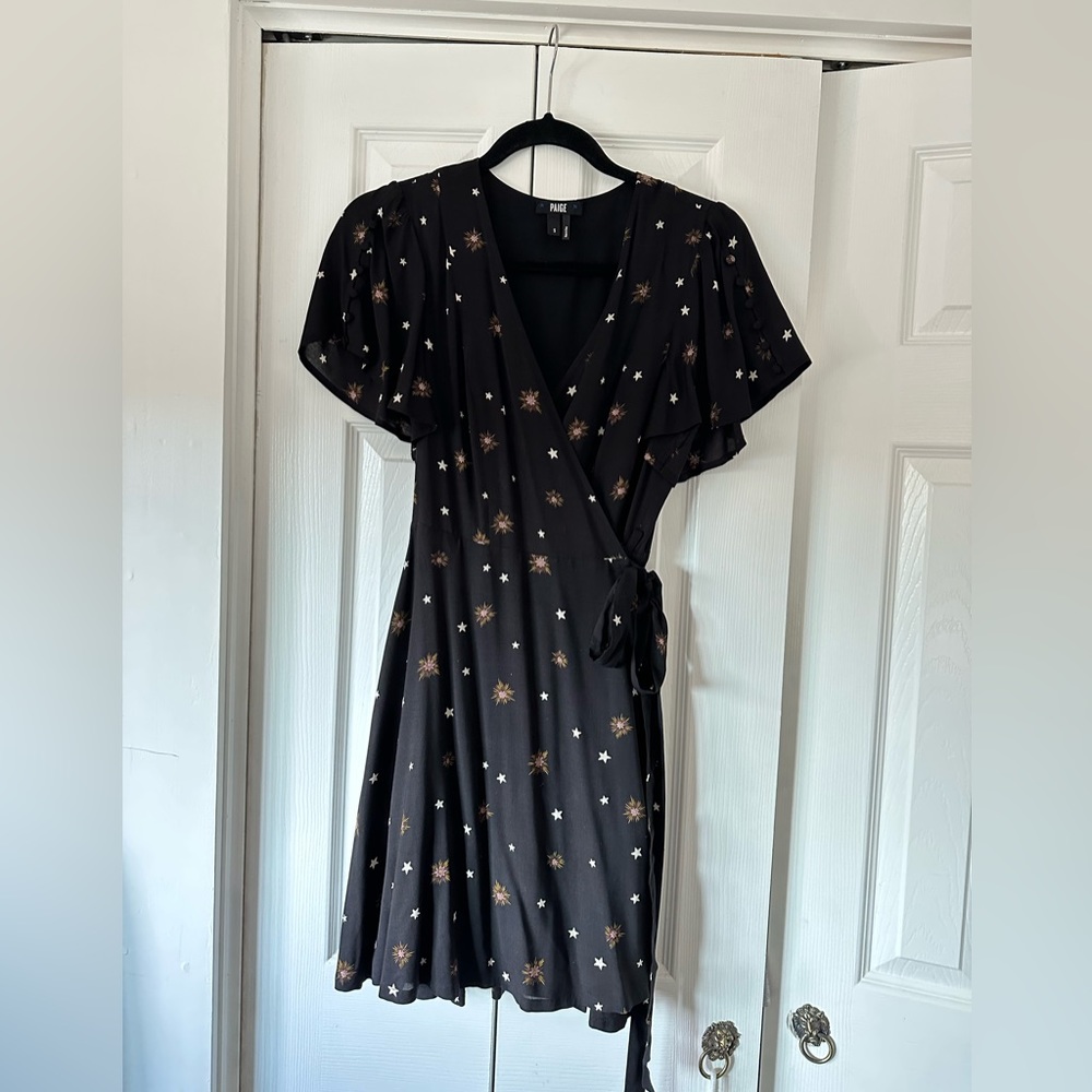Paige mini wrap dress